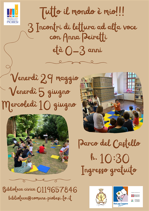 Tutto il mondo è mio! Ciclo di incontri di lettura 0-3 anni