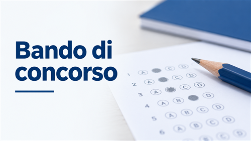 Concorso per n. 1 ISTRUTTORE AMMINISTRATIVO da assegnare ai SERVIZI DEMOGRAFICI